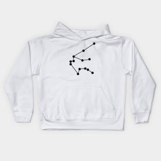 Aquarius Astrology Constellation Kids Hoodie